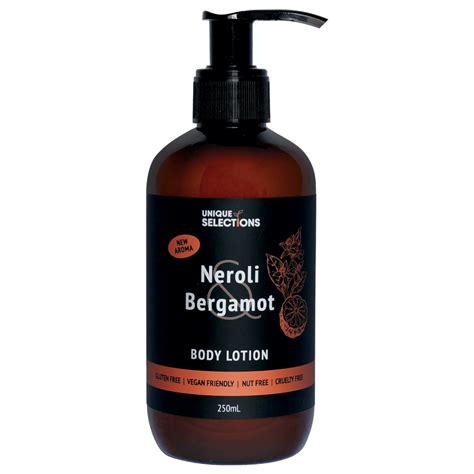 bergamot scented body lotion